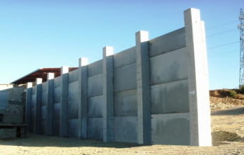 Muros de contención de hormigón