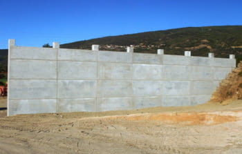 Murs de contenció de formigó