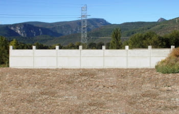 Muros de contención de hormigón