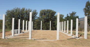 Pilars per a naus agrícoles