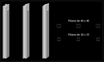 Piliers pour bâtiments agricoles